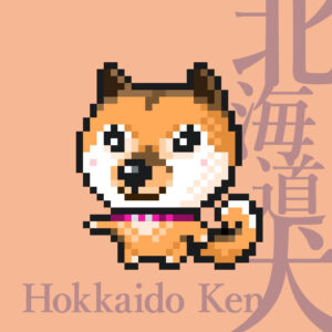 北海道犬の赤胡麻